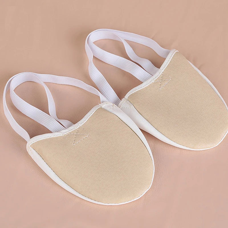 Rhythmic Gymnastics Half-Sole Toe Shoes — Elastic Knit