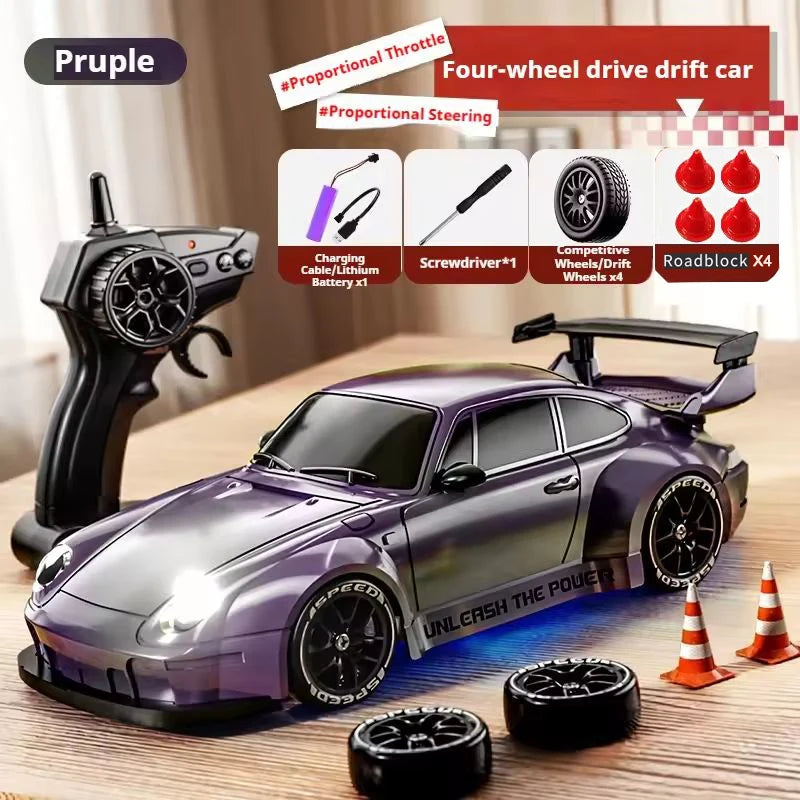 1:24 Scale 4WD RC Drift Car – High Speed Electric Racing Car for Kids & Adults
