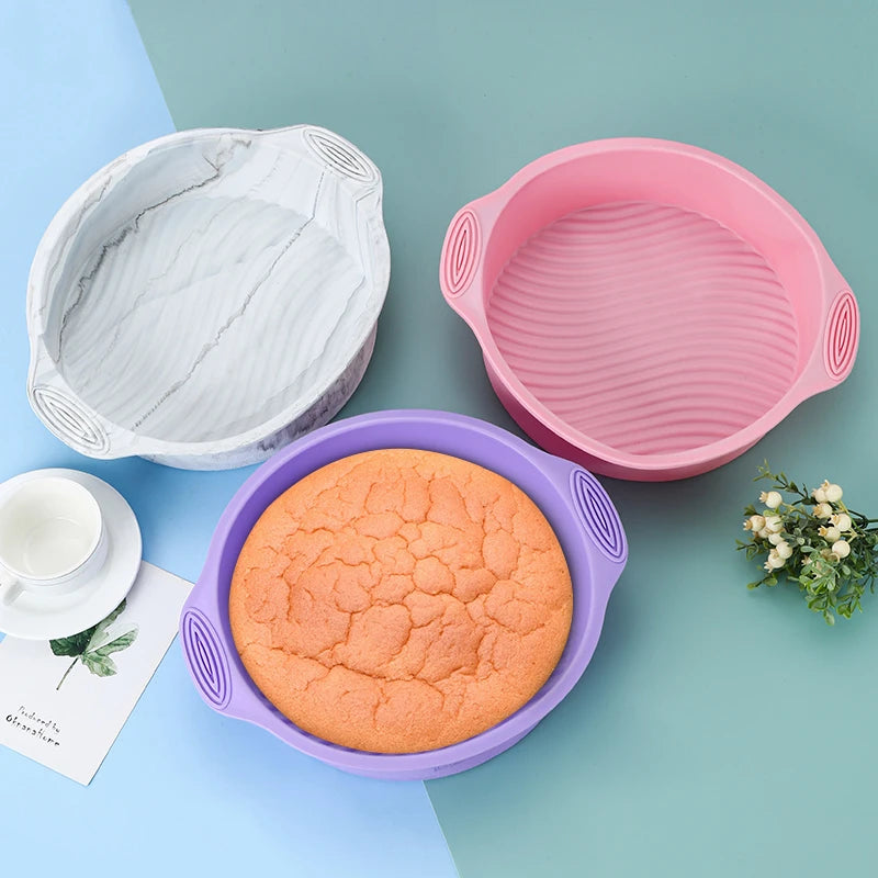 Pink Silicone Bakeware – Cake, Muffin & Loaf Molds