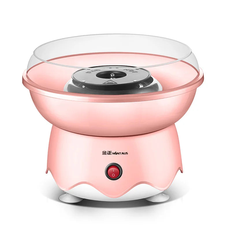 Kids DIY Cotton Candy Machine — Portable with Large Splash-Proof Plate, Hard & Sugar-Free