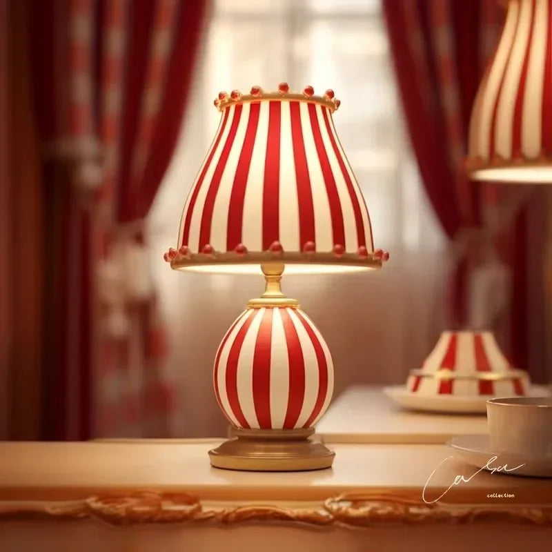 Ceramic Accent Lamp – E27 LED & Knob Control