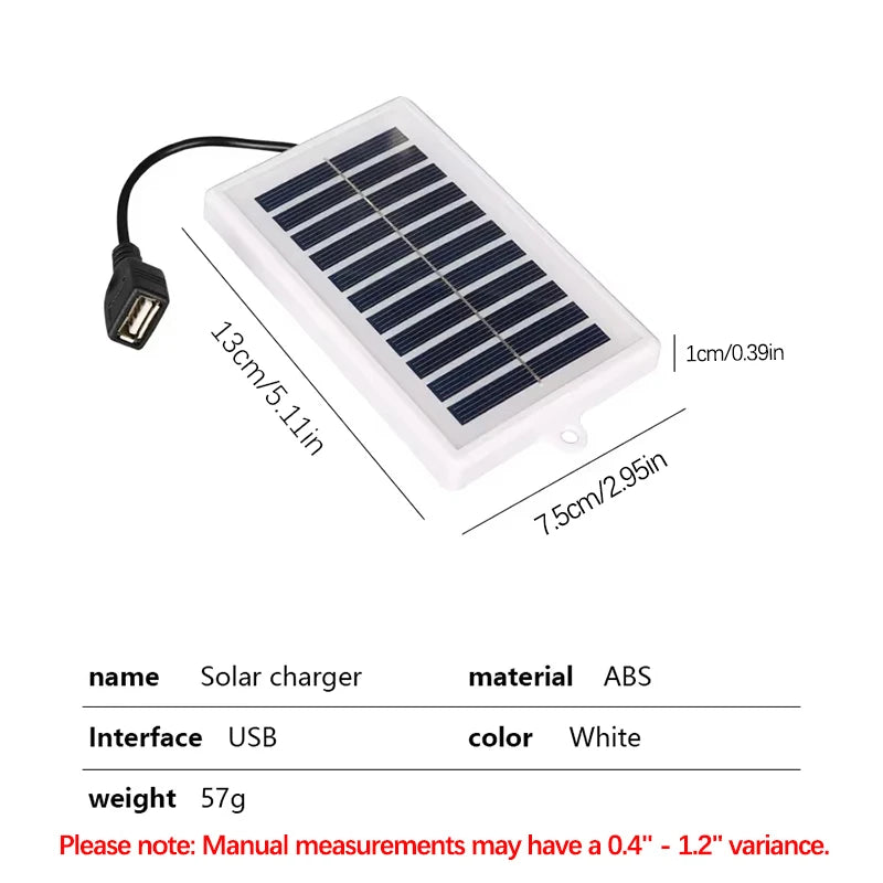 Portable Solar Charger — Foldable Solar Panel for Phones, Power Banks & Outdoor Devices