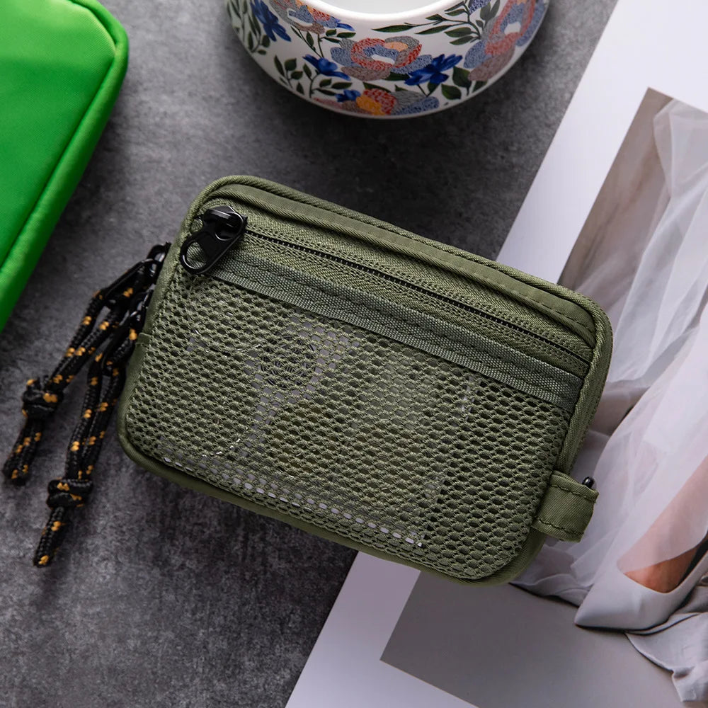 Mini Coin Purse Wallet – Large Capacity Card Holder, Multi-Slot Small Change Wallet for Women & Men