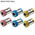 Magnetize Any Bit. Instantly. — 1/4" Magnetic Ring Screwdriver Bit Holder | Strong Magnetizer, Aluminum Alloy, Removable Adapter, 1pc, 3pc & 6pc