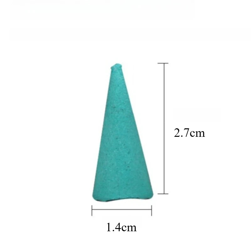 Natural Reflux Tower Incense Cones — Rose, Lavender & Aromatherapy Blends for Meditation & Odor Relief