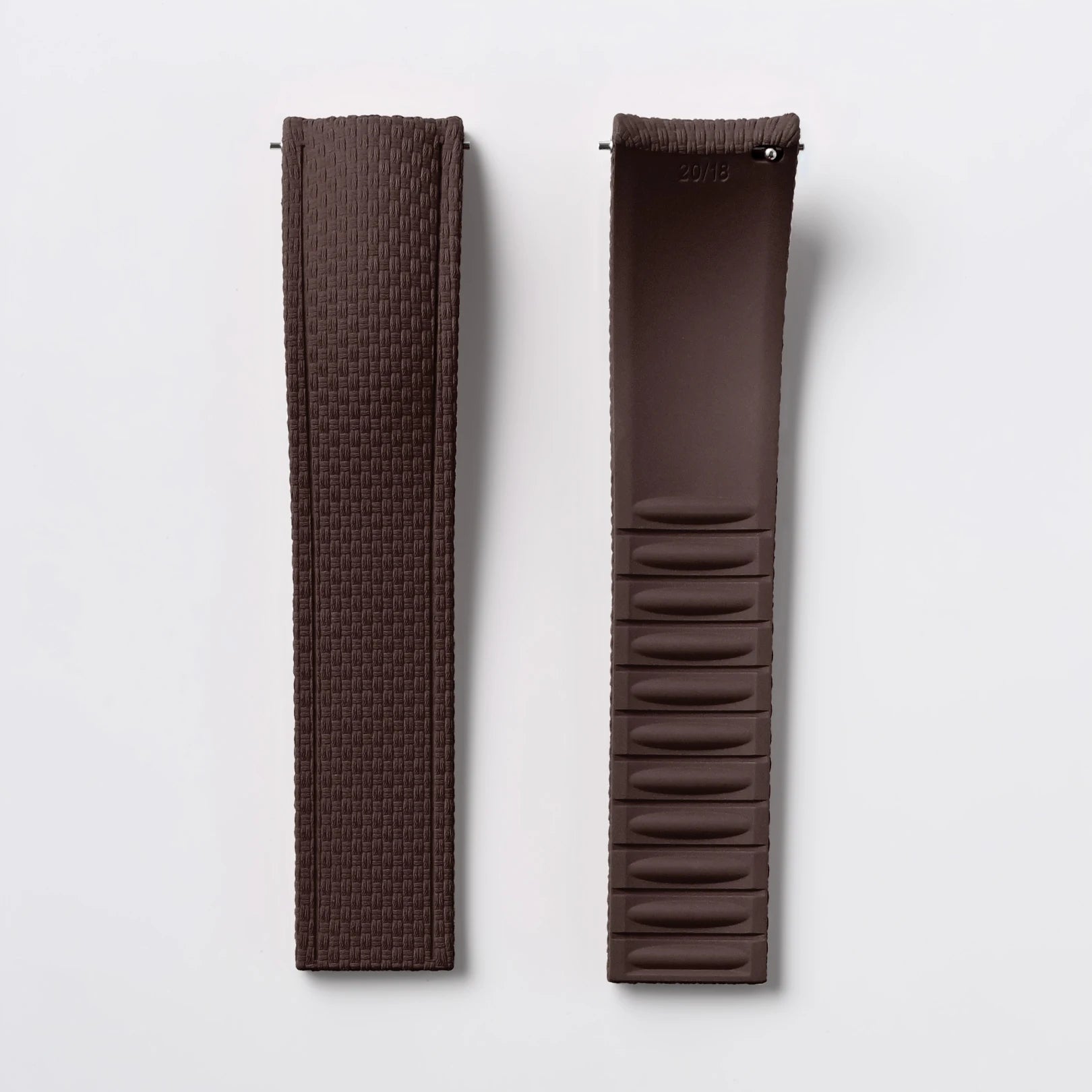CTS Curved FKM Rubber Quick Release Watch Strap | 18-24mm Universal Diving Bracelet Band