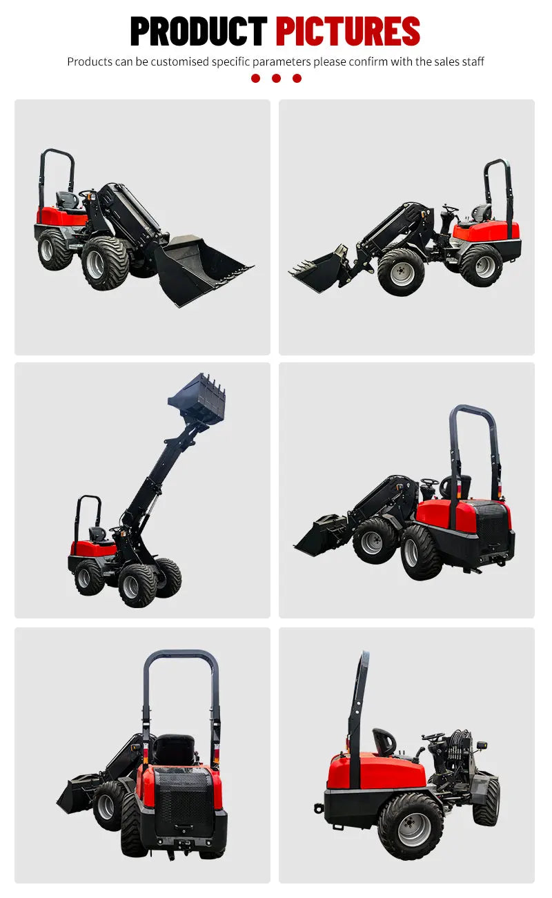 Nicosail KZL918 Telescopic Loader – CE Approved 800kg Heavy Duty for Construction, Farm & Landscaping