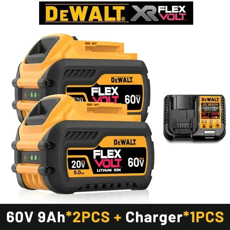DeWALT 20V/60V MAX FlexVolt Battery – 6Ah & 9Ah Replacement for DCB606 DCB205 DCB206 Power Tools