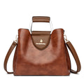 Genuine Leather Luxury Tote Shoulder Bag – High Quality Designer Crossbody Handbag for Women