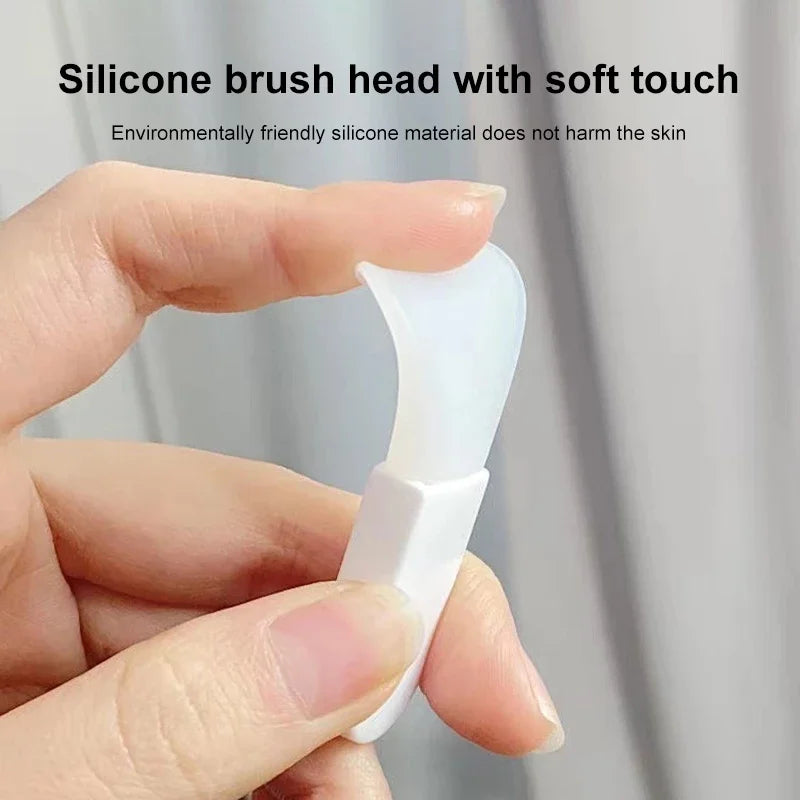 3-Piece Silicone Facial Mask Applicator Brush Set