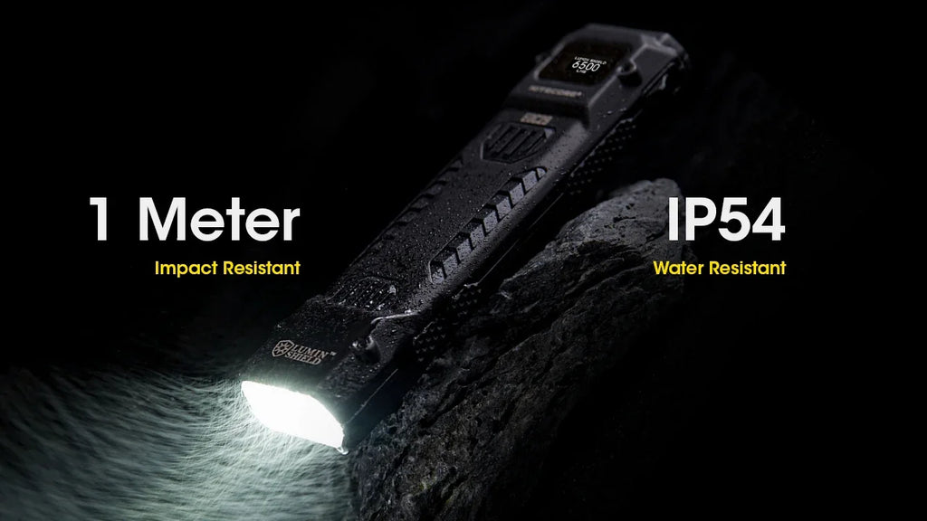 NITECORE EDC29 – 6500 Lumen USB-C Rechargeable EDC Flashlight with OLED Display & 2500mAh Battery
