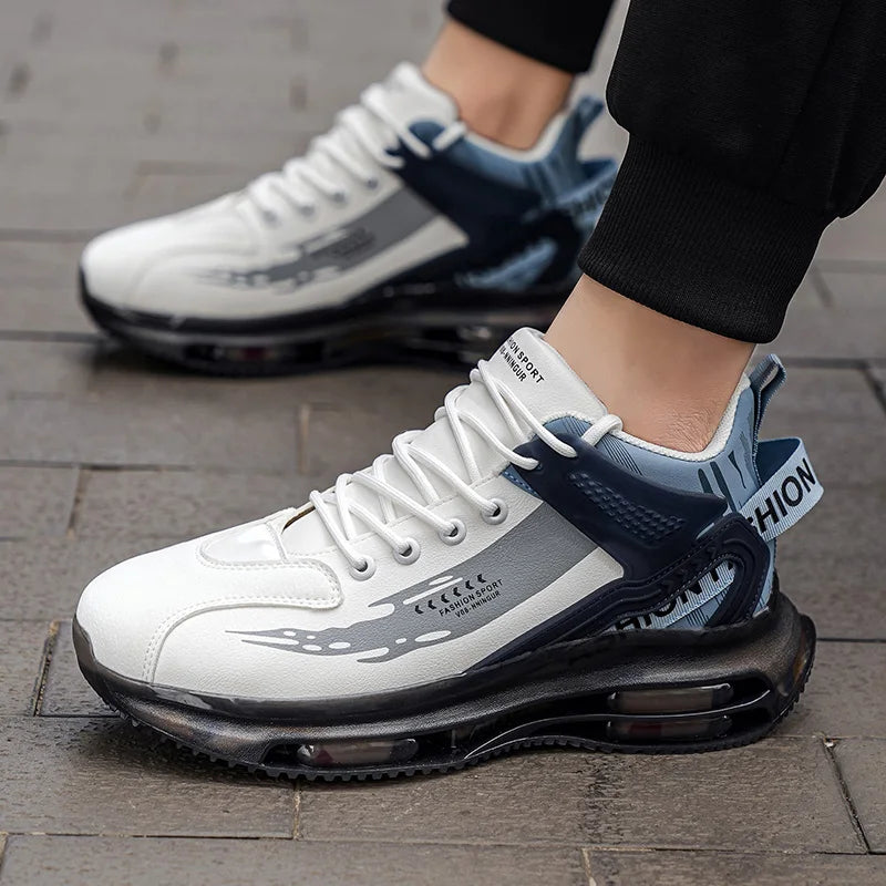 Men's Thick Sole Non-Slip Outdoor Jogging Shoes – Breathable Leisure Sneakers