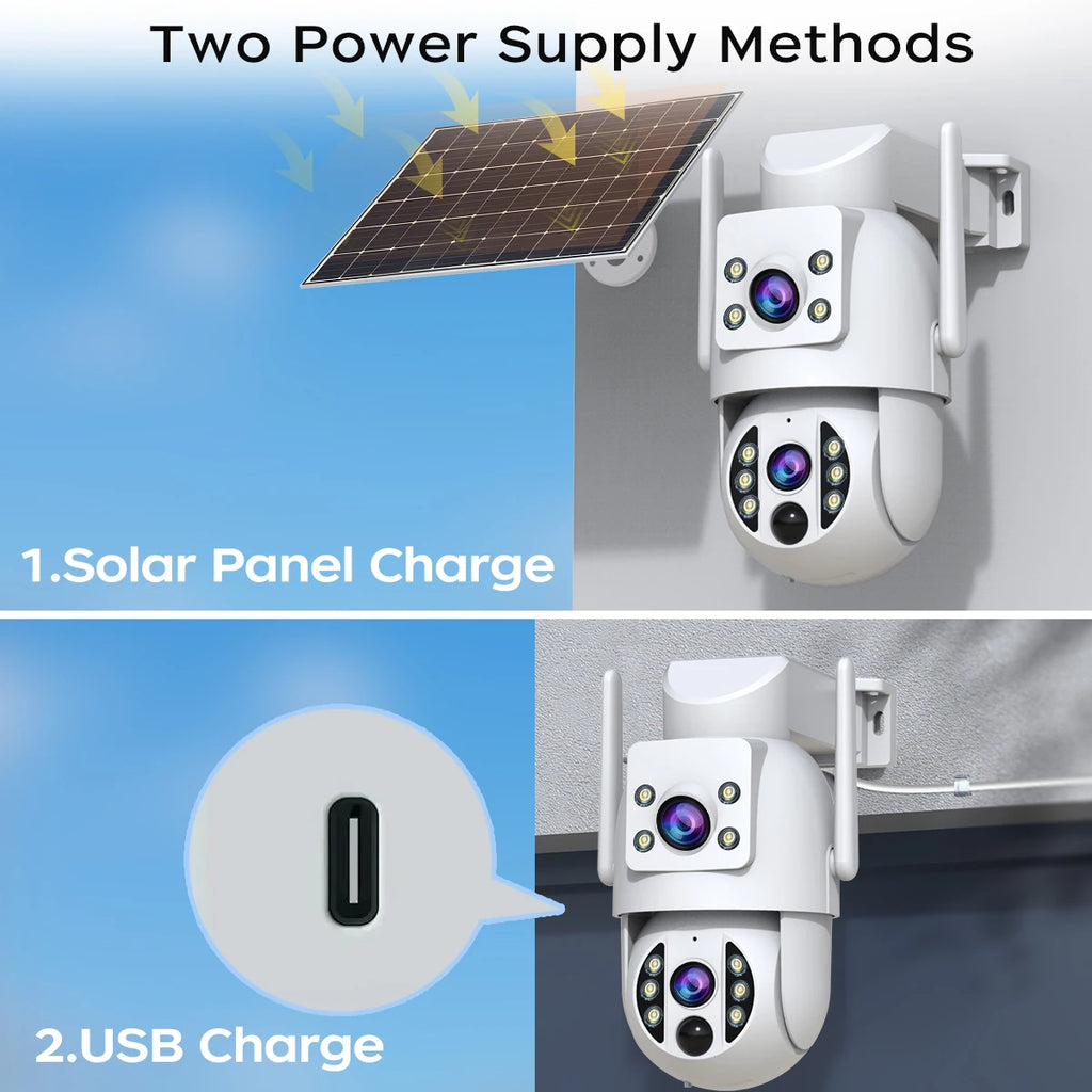 JOOAN Solar Wi-Fi Security Camera with Motion Alerts
