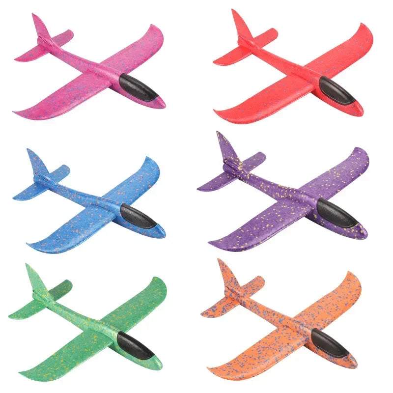 50cm Hand Throw EPP Foam Glider Plane – 2.4G Remote Control Outdoor Airplane for Kids