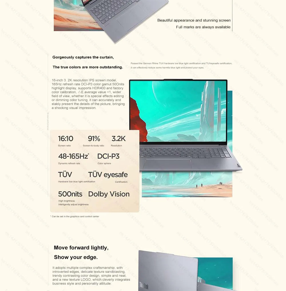 Lenovo ThinkBook 16+ 2025/2026 – AMD Ryzen 7, 24GB/32GB DDR5, 512GB/1TB SSD, 16" 2.5K/3.2K 120Hz/165Hz