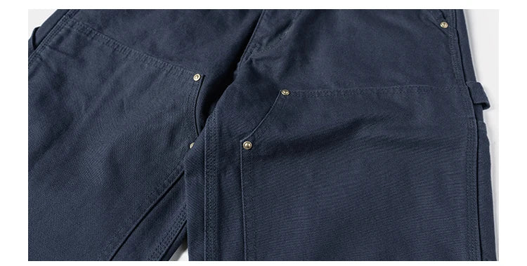 Double Knee Canvas Work Pants – Men's Heavyweight Cotton Carpenter Pants