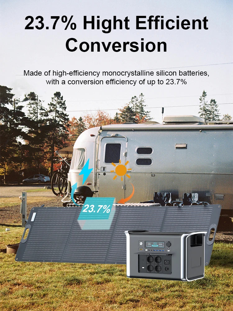 CTOLITY Portable Power Station — 1000W / 2000W LiFePO4 Solar Generator with AC Outlets