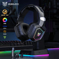 ONIKUMA GT806 Wireless Gaming Headset — 2.4GHz & Bluetooth 5.3, HiFi Sound, RGB, Noise-Canceling Mic for PC & Laptop