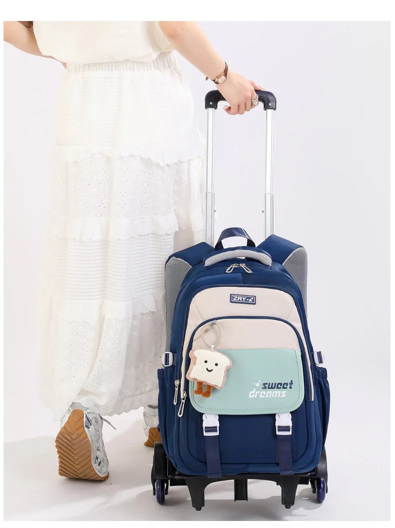 Trolley School Backpack – Two- & Six-Wheel Options