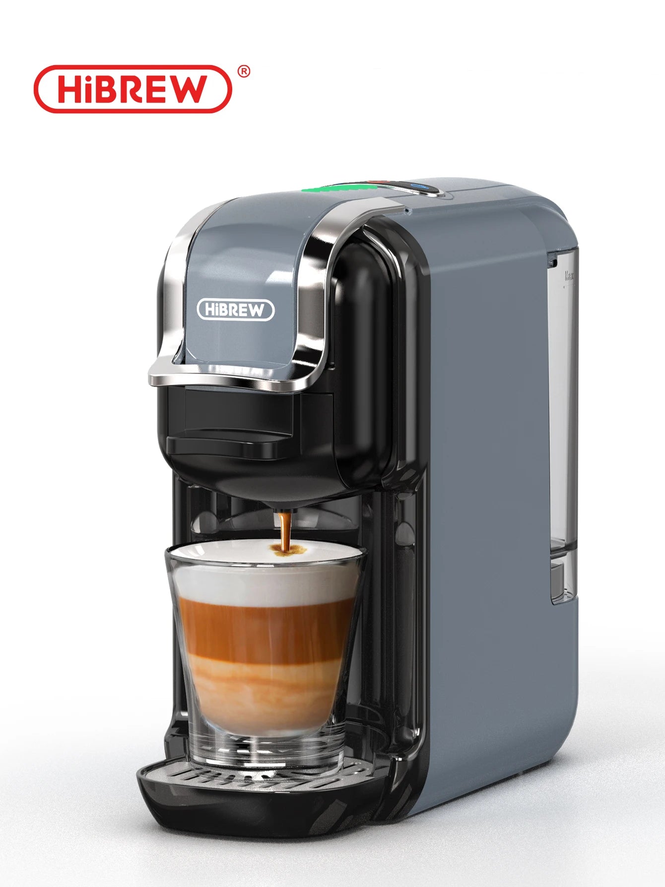 One Machine. Every Coffee. — HiBREW 5-in-1 Capsule Coffee Maker | 20 Bar, Hot & Cold, Nespresso, Dolce Gusto, K-Cup & Ground