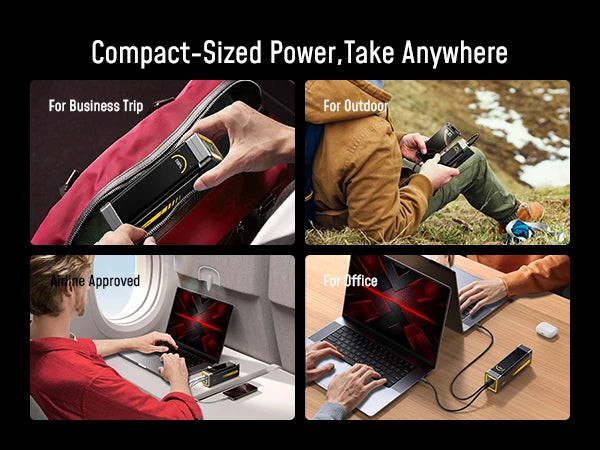 [NEW] AOHI The Future Starship Pro PD3.1 310W 20,000mAh LED Display Power Bank with 140W C-C Cable