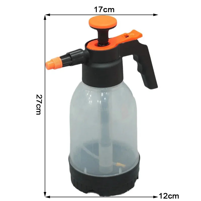1.2L Hand-Held Air Pressure Spray Bottle – Car Wash, Garden & Home Cleaning Sprayer