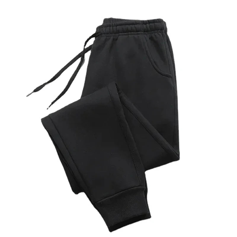 Men's Sport Jogging Trousers — Loose Fit Solid Color Streetwear Sweatpants