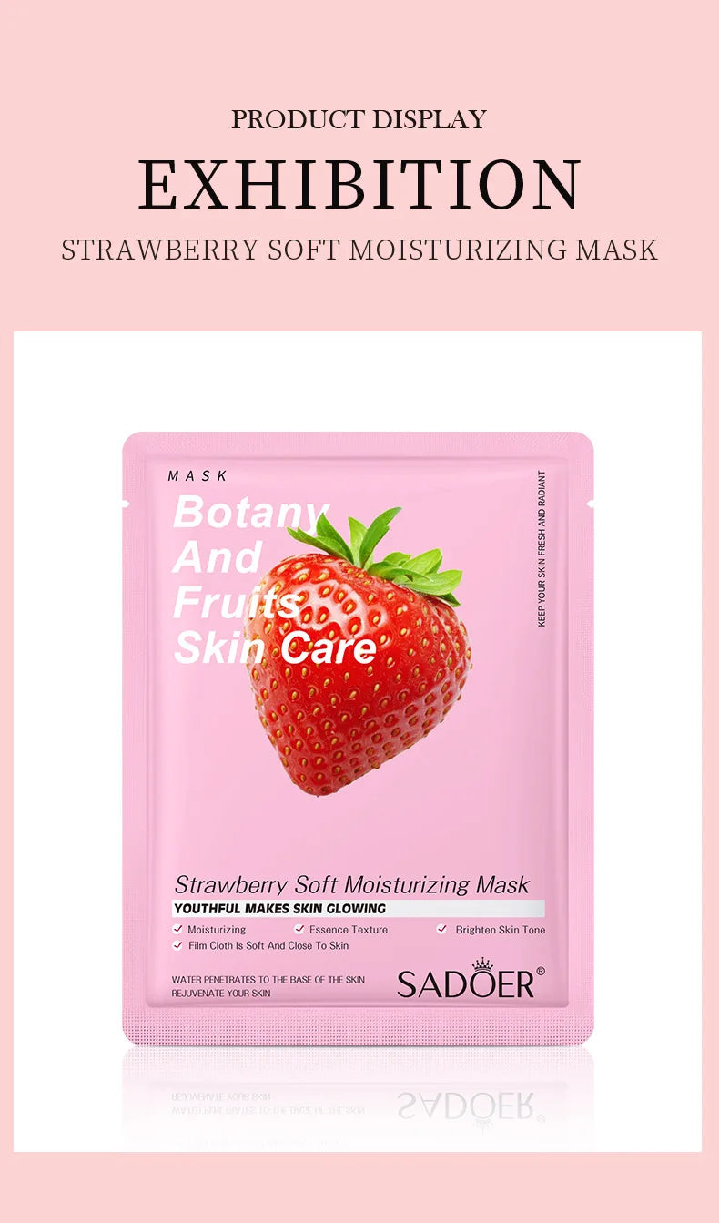 Natural Plant Face Masks — Moisturizing & Firming (8-Pack)
