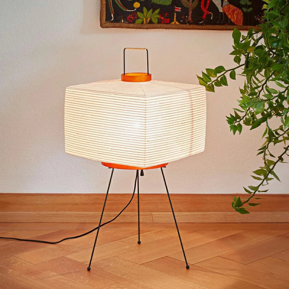 Paper Table Lamp – Japanese-Inspired Square Shade