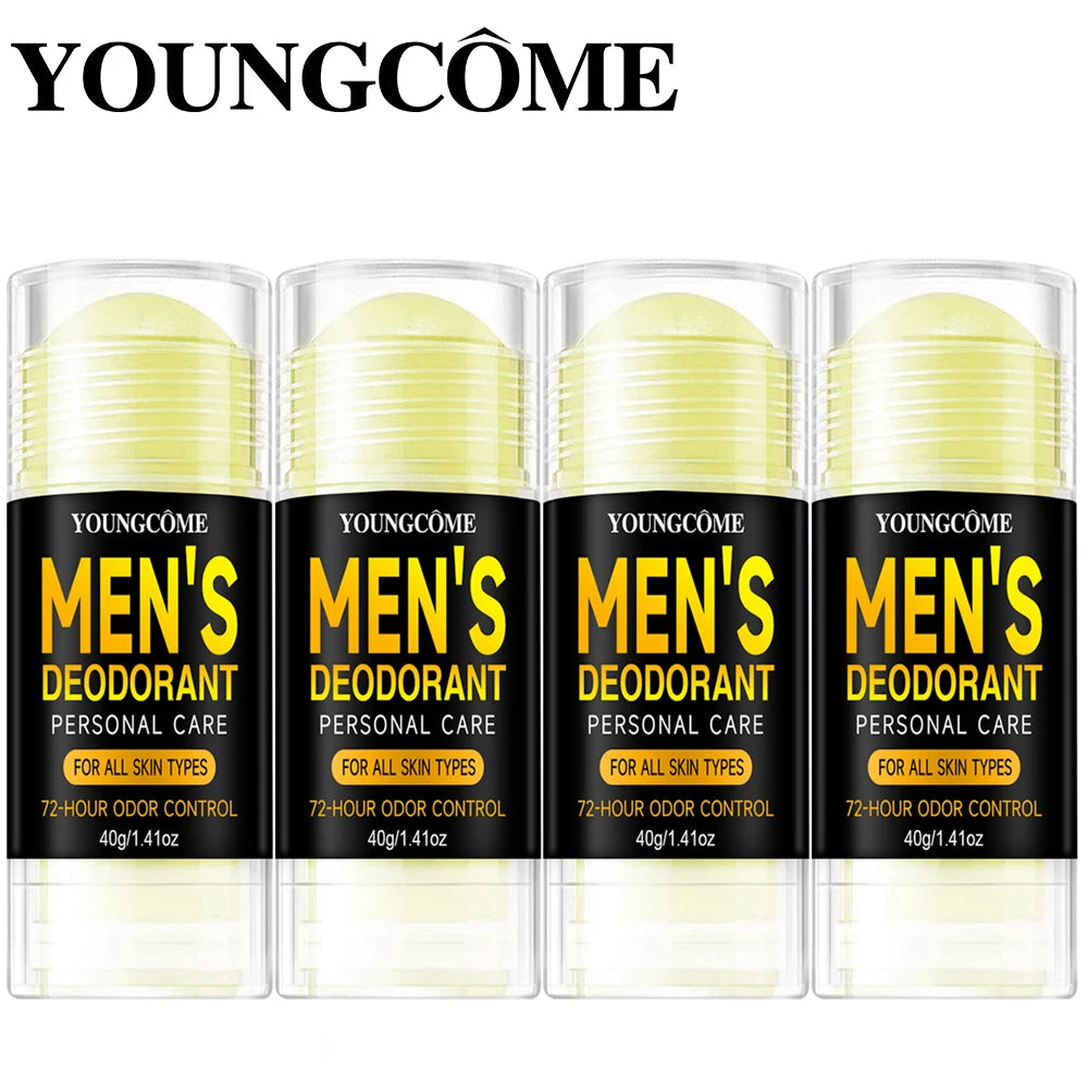 Men's Sandalwood Deodorant Stick – Anti-Sweat Long-Lasting Armpit Refresh