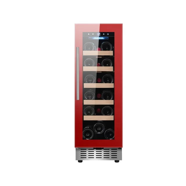 Electric Wine Cooler — 18-Bottle Red & White Wine Cellar Refrigerator Fridge for Home