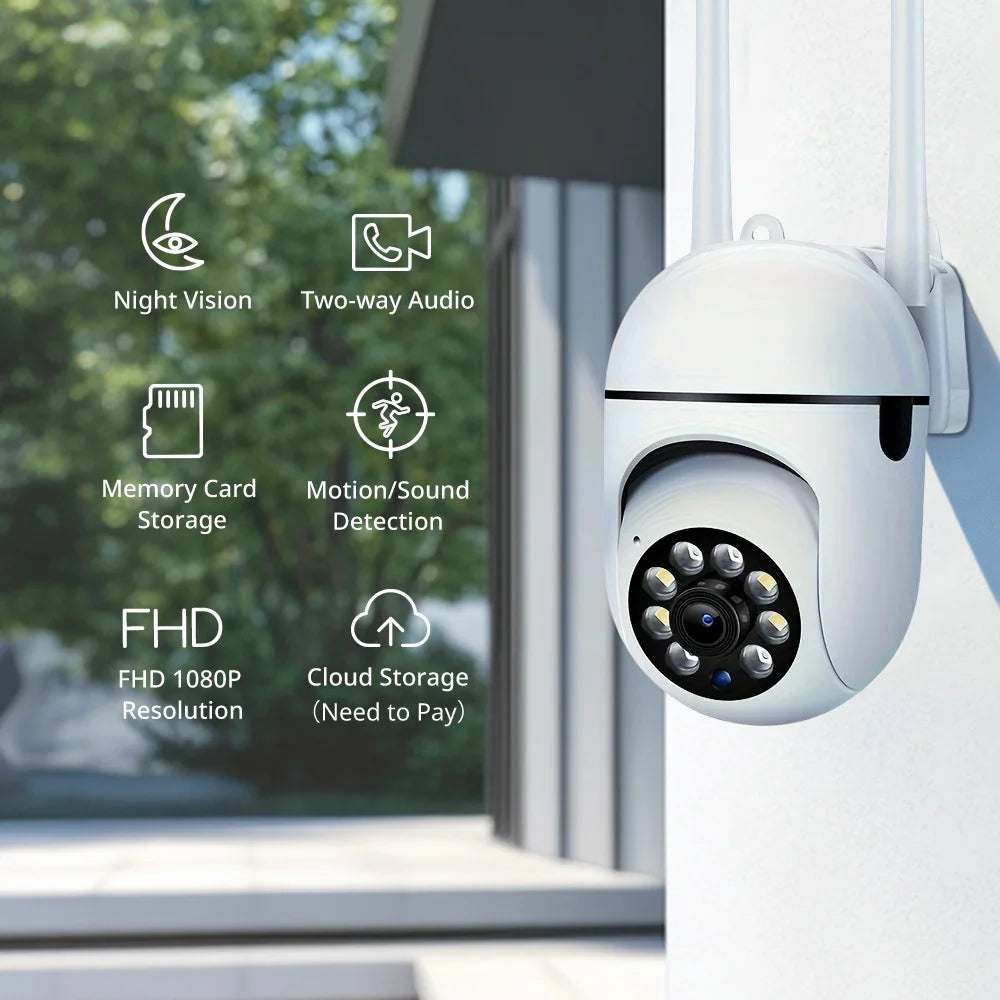 E27 Wi-Fi Bulb Security Camera with Two-Way Audio