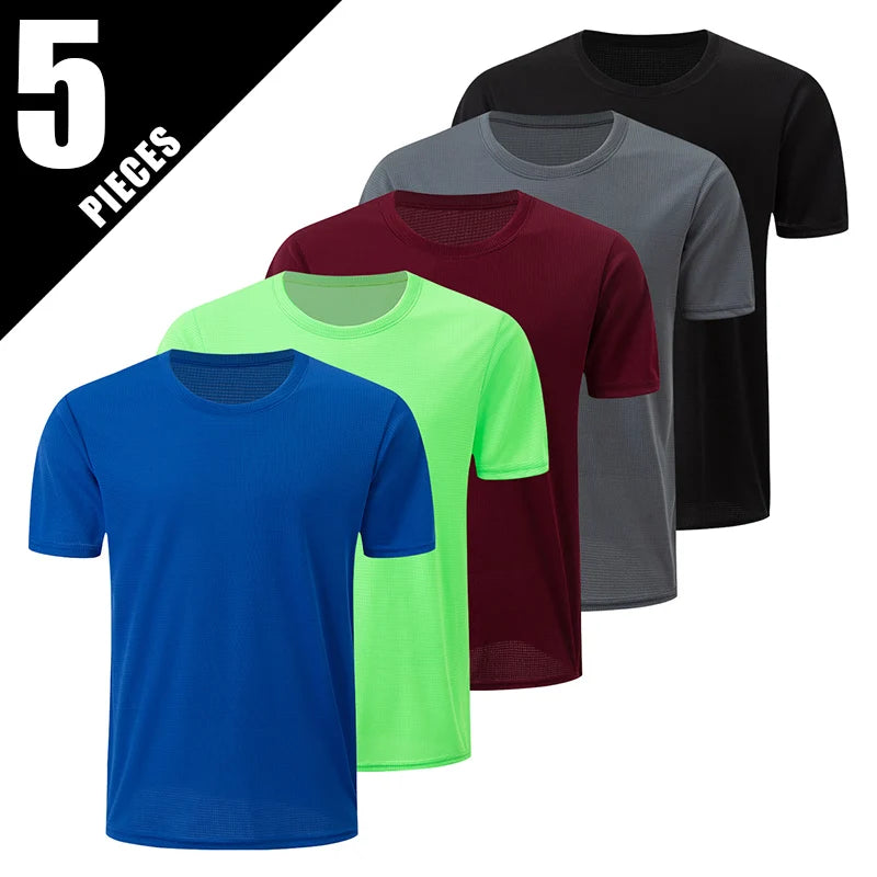Men's Gradient Quick-Dry Sport T-Shirt — Multi-Pack Athletic Tees