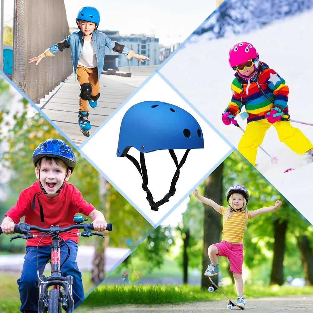 Adjustable Kids Skating Helmet – Breathable, Portable Safety Helmet with Impact Protection for Children