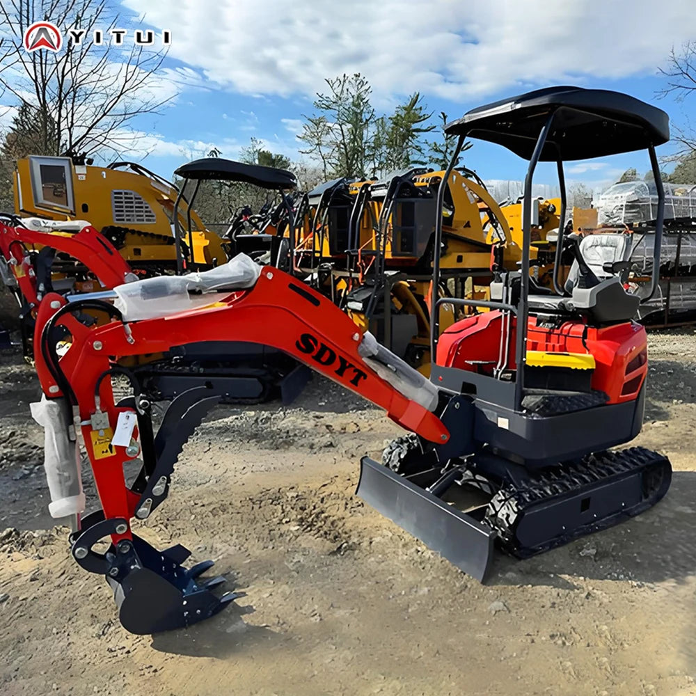 2 Ton Crawler Mini Excavator – Euro 5 / EPA / CE Certified with Multi-Tool Support