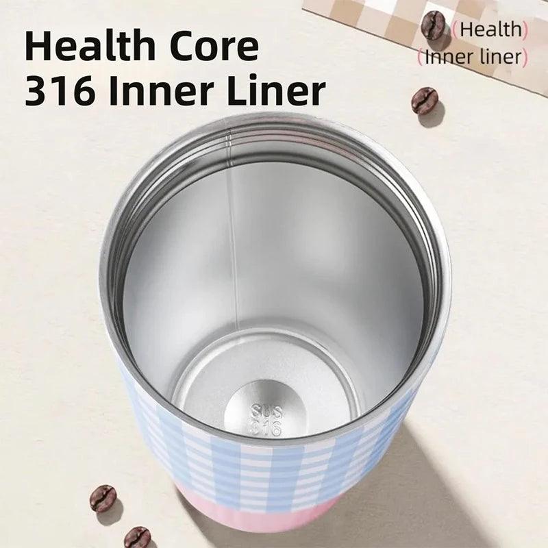 750ml 316 SS Vacuum Thermos Tumbler – Hot & Cold, Leakproof, Car Cup Holder Fit, Gift for Women, 6 Colors