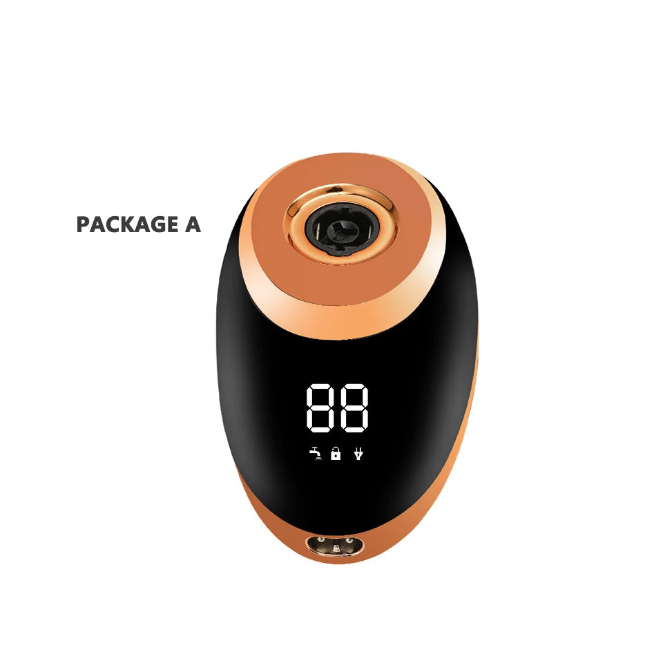 7D Floating Head Electric Shaver for Men – Wet/Dry Rotary Razor with LCD Display & Bald Head Trimmer