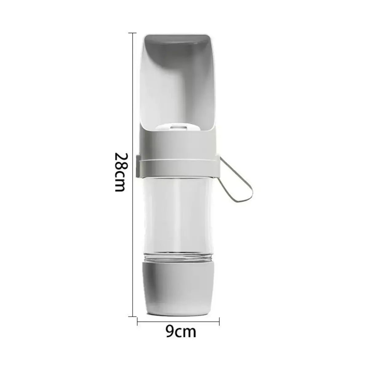 500ml Portable Dog & Cat Water Bottle with Feeder Bowl – Outdoor Travel Pet Water Dispenser