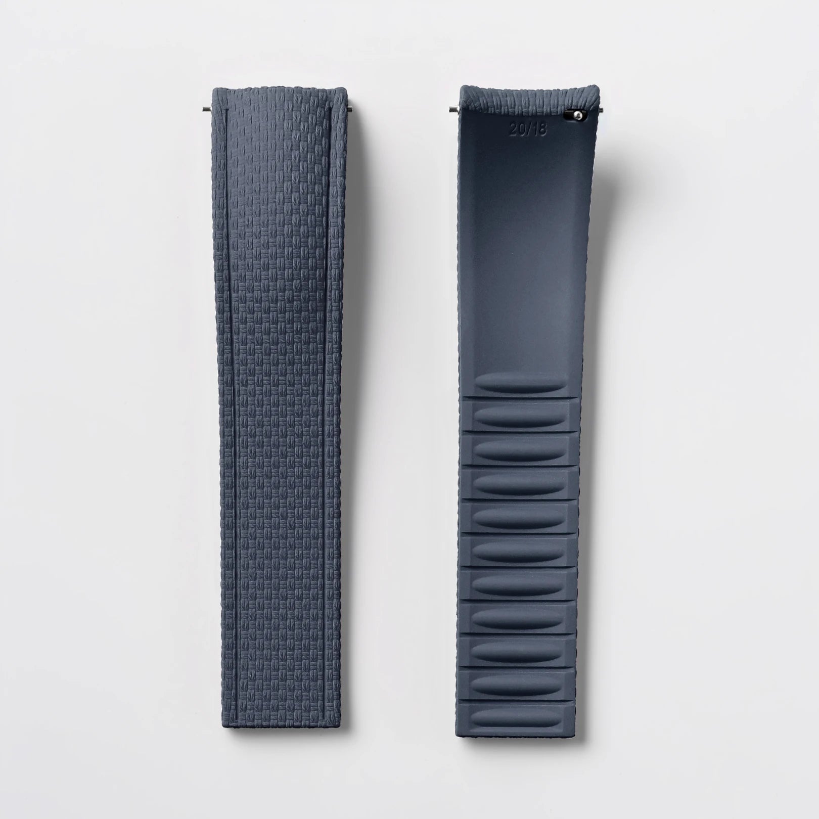 CTS Curved FKM Rubber Quick Release Watch Strap | 18-24mm Universal Diving Bracelet Band