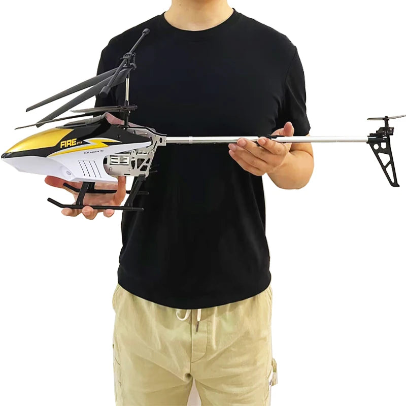 80cm Large 3.5CH RC Helicopter – Extra Durable Remote Control Aircraft for Kids & Outdoor Use