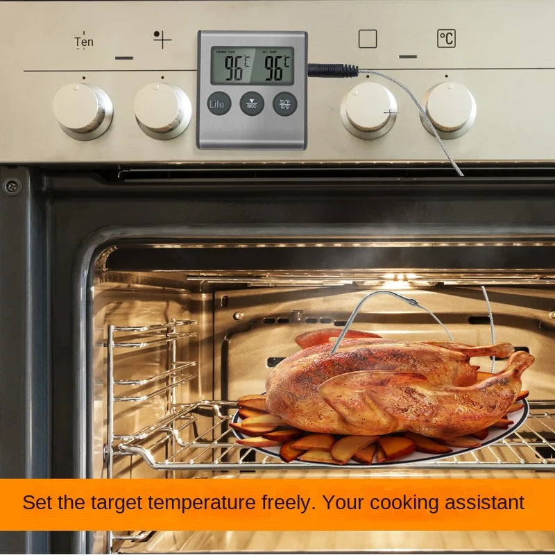 TP700 Digital Wireless Food Thermometer — Remote Probe for BBQ, Grill, Oven & Meat