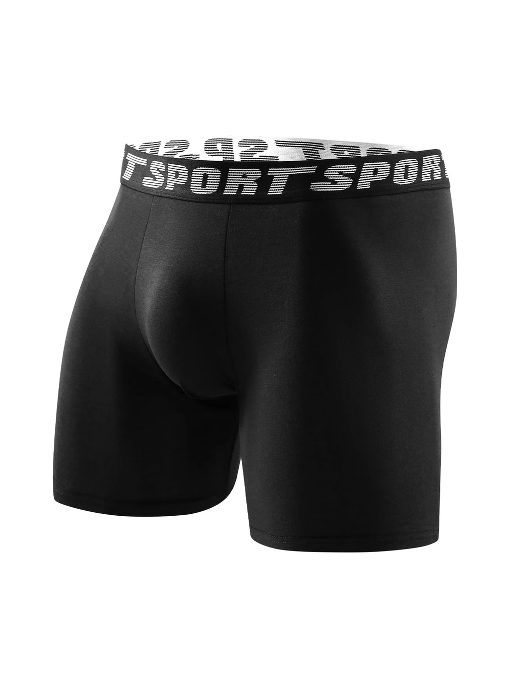 Men's Long-Leg Stretch Boxer Briefs, 8-Pack
