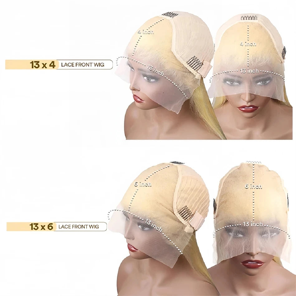 30 Inch 613 Lace Front Wig Human Hair 13x6 HD Transparent Lace Blonde Lace Front Wigs 613 Body Wave Lace Front Wigs Human Hair