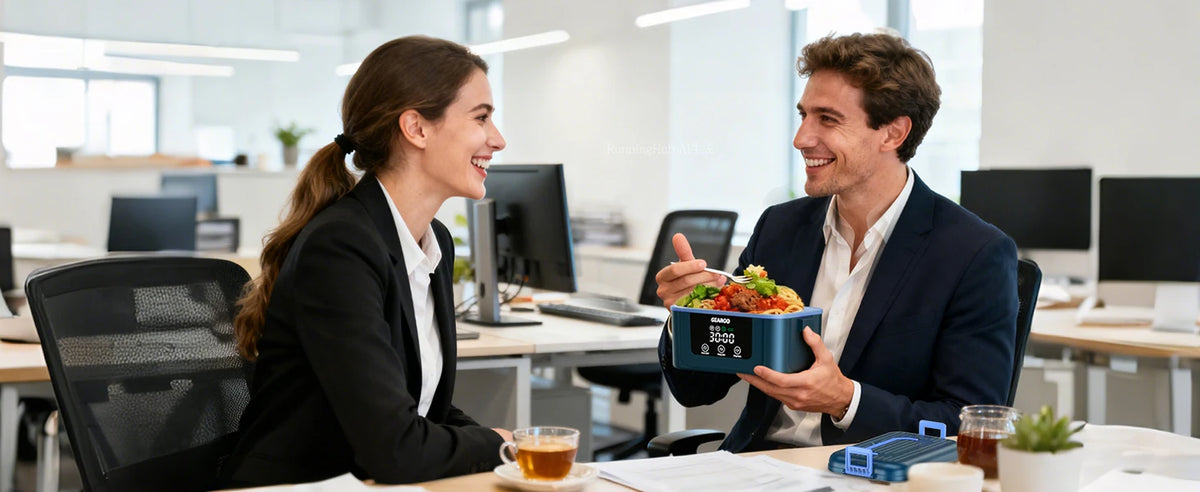 1.4L Cordless Electric Lunch Box – Rechargeable Food Warmer