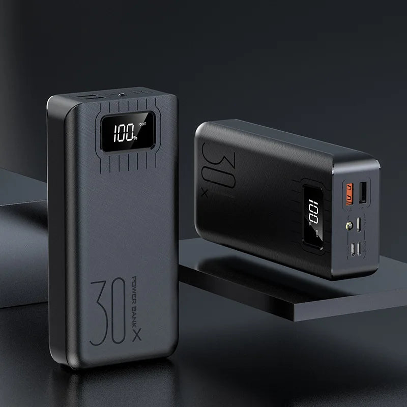 30000mAh Power Bank — High-Capacity Portable Charger for Phones & Tablets