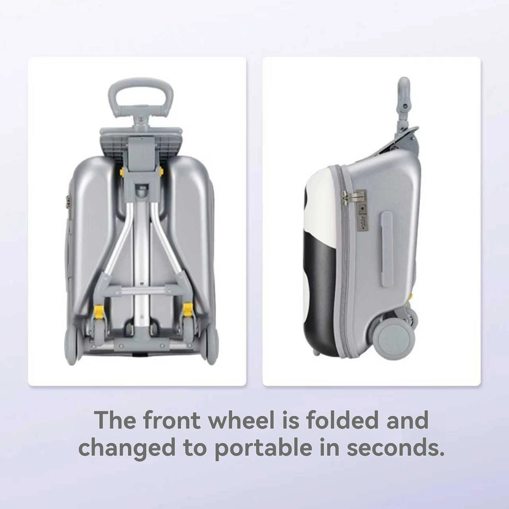 Kids Ride-On 2-in-1 Carry-On Suitcase — Scooter Luggage for Toddlers & Young Travelers