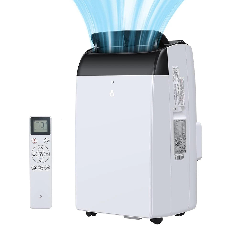 14,000 BTU Portable Air Conditioner — 3-in-1 Free-Standing AC Unit with Fan, Dehumidifier, Remote & Sleep Mode