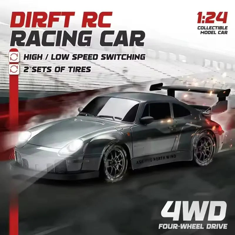 1:24 Scale 4WD RC Drift Car – High Speed Mini Remote Control Racing Car