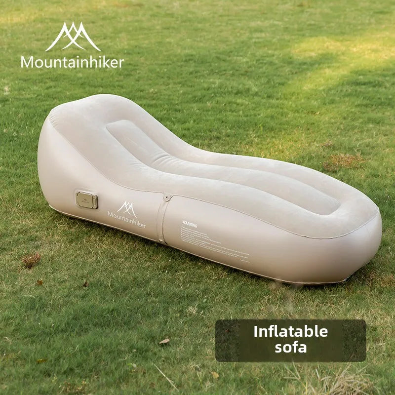Inflatable Outdoor Air Sofa Bed – Automatic Self-Inflating Camping Sleeping Mat, 180x75x58CM
