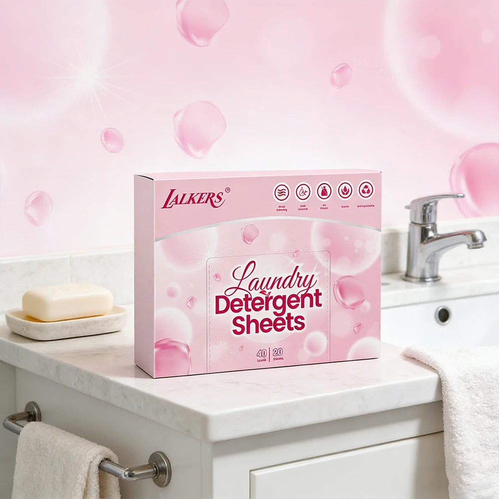 Plant-Based Laundry Tablets — Concentrated Washing Powder Detergent | Mild, Safe, Anti-Bacterial, 5X Concentration